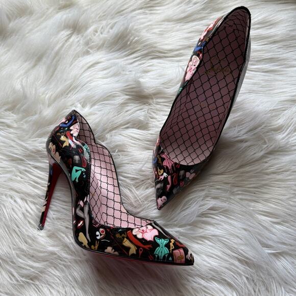 NWT•Christian Louboutin X Dr Bored Limited Edition Hot Chick 100 Pumps Size:36 - Picture 2 of 10